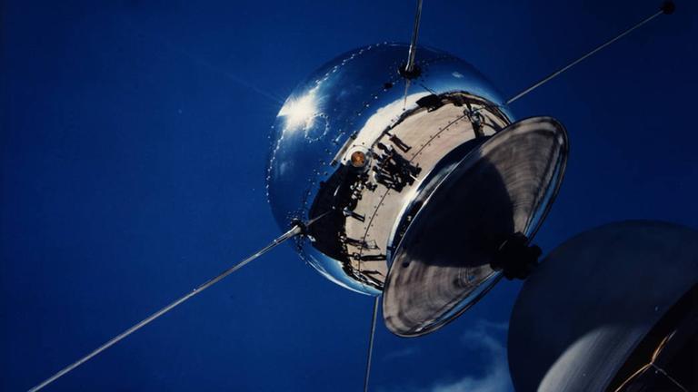 Außenansicht des Vanguard-Satelliten Außenansicht des Vanguard-Satelliten