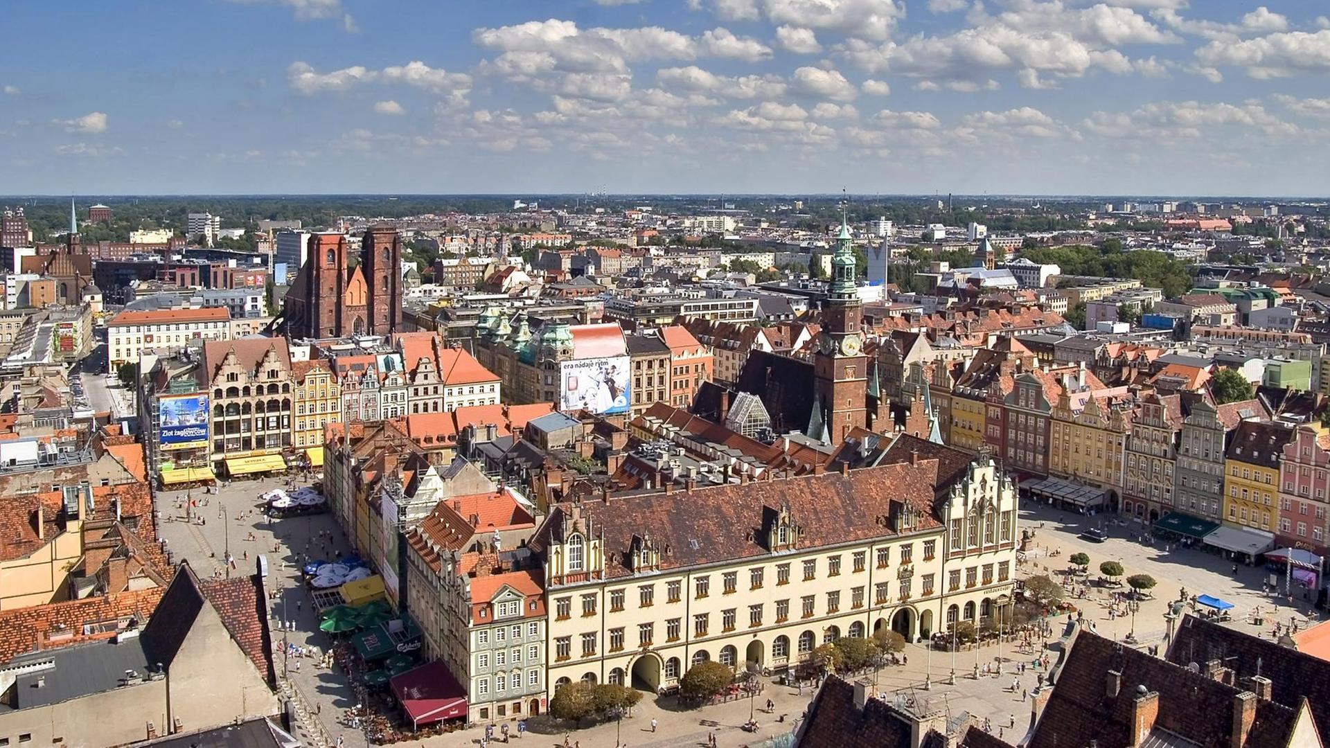Blick über Breslau Blick über Breslau