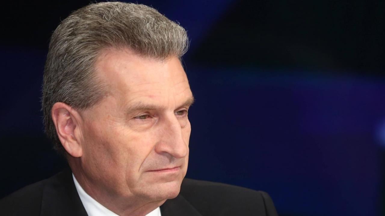 Günther Oettinger (EU-Kommissar für Digitale Wirtschaft und Gesellschaft, CDU) Günther Oettinger (EU-Kommissar für Digitale Wirtschaft und Gesellschaft, CDU)