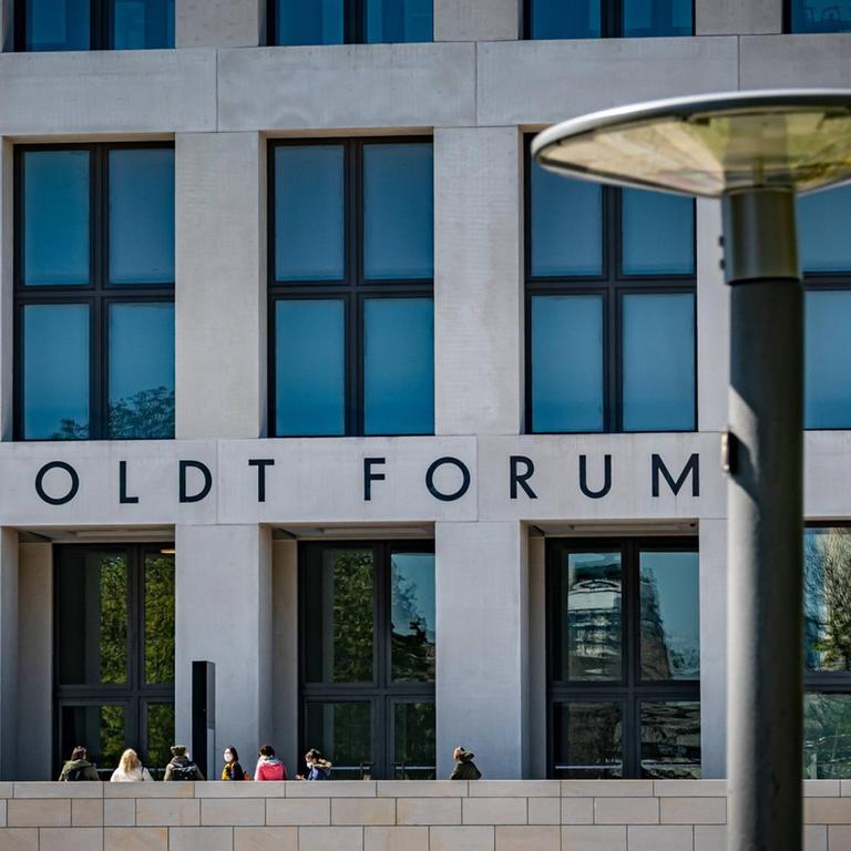 Das Humboldt-Forum Berlin am Schloßplatz in Berlin.