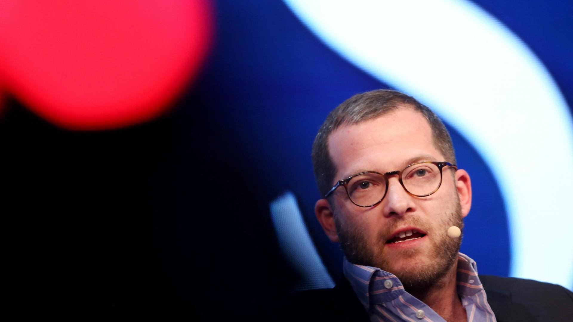 Julian Reichelt, Vorsitzender der "Bild"-Chefredaktion, auf einem Kongress Julian Reichelt, Vorsitzender der "Bild"-Chefredaktion, auf einem Kongress