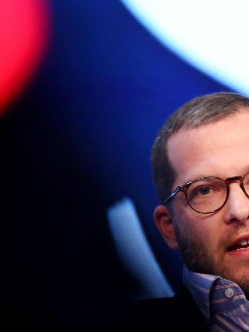 Julian Reichelt, Vorsitzender der "Bild"-Chefredaktion, auf einem Kongress