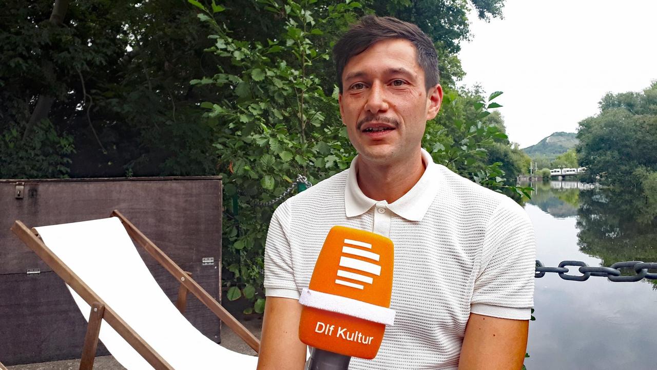 Porträt des Journalisten Christian Gesellmann, aufgenommen 2019 in Jena. Porträt des Journalisten Christian Gesellmann, aufgenommen 2019 in Jena.