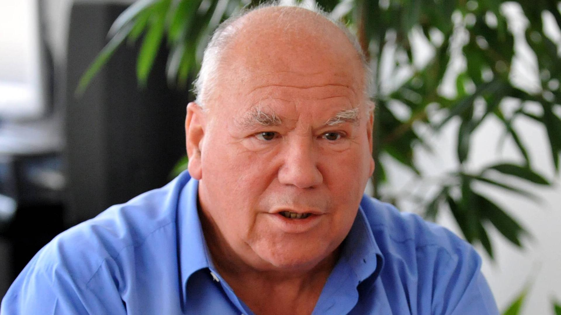 Der ehemalige Vizepräsident der DDR-Staatsbank und heutige Autor Edgar Most Der ehemalige Vizepräsident der DDR-Staatsbank und heutige Autor Edgar Most