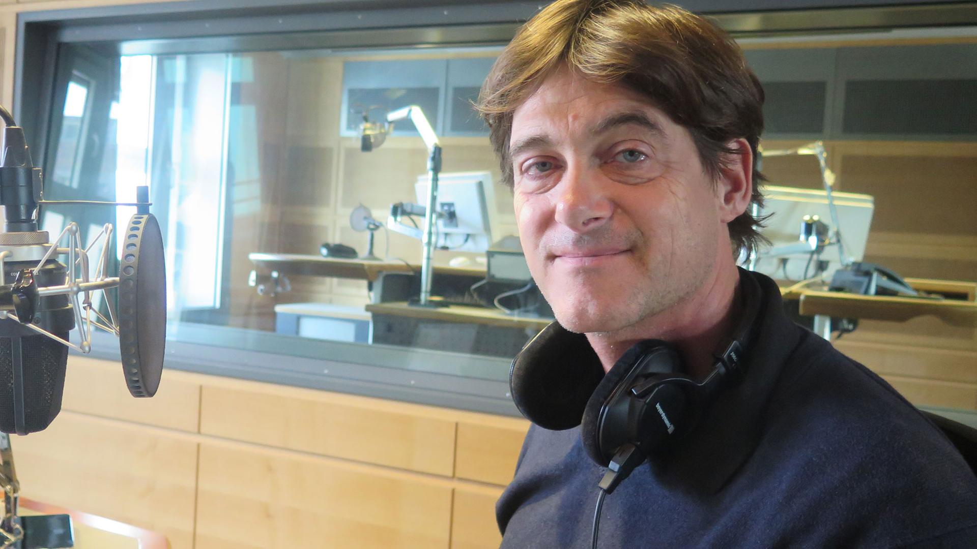 Porträtfoto von Lorenz Maroldt, Chefredakteur des Berliner Tagesspiegel, im Studio von Deutschlandradio Kultur Porträtfoto von Lorenz Maroldt, Chefredakteur des Berliner Tagesspiegel, im Studio von Deutschlandradio Kultur