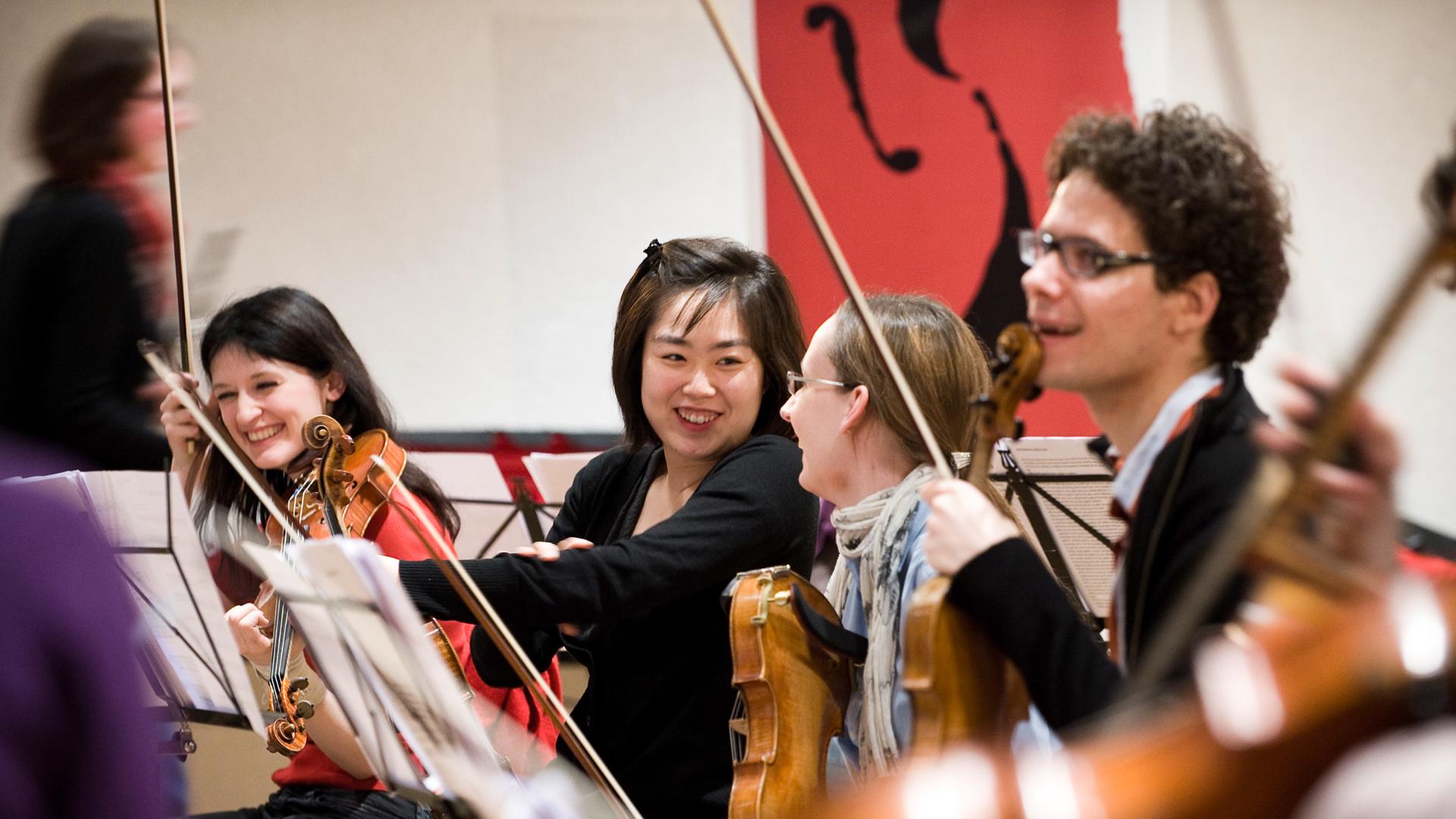 Junge Musiker bei "Chamber Music connects the World" Junge Musiker bei "Chamber Music connects the World"