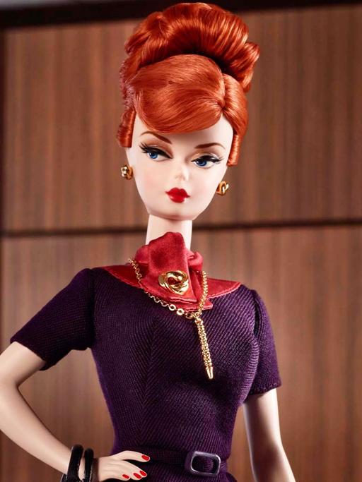 Die Helden der US-Serie "Mad Men" - hier Joan als Barbie-Puppe