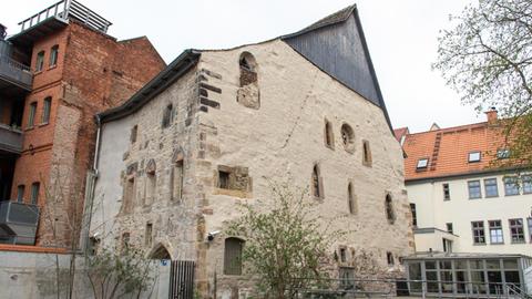 Die Alte Synagoge in Erfurt.