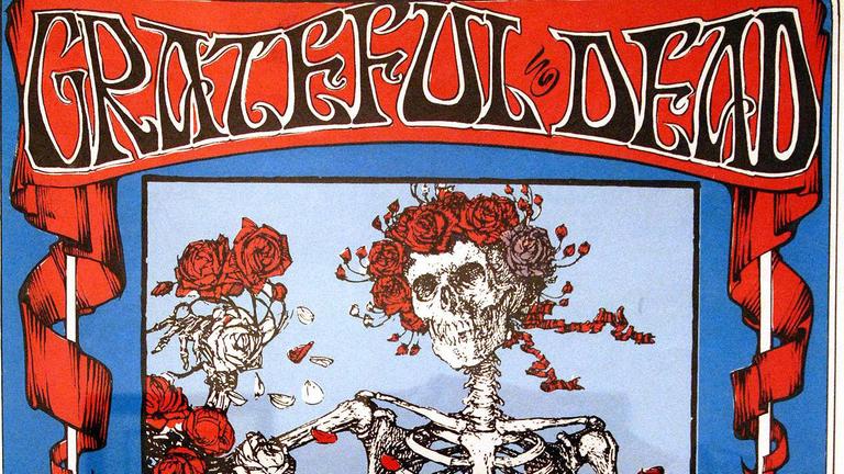 Ausschnitt eines Posters der Band Grateful Dead