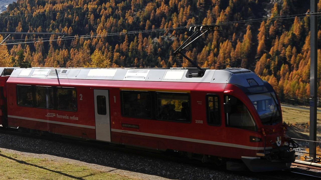 Ein Zug der Rhätischen Bahn - hier findet Festivalchef Bieri seine Ideen Ein Zug der Rhätischen Bahn - hier findet Festivalchef Bieri seine Ideen