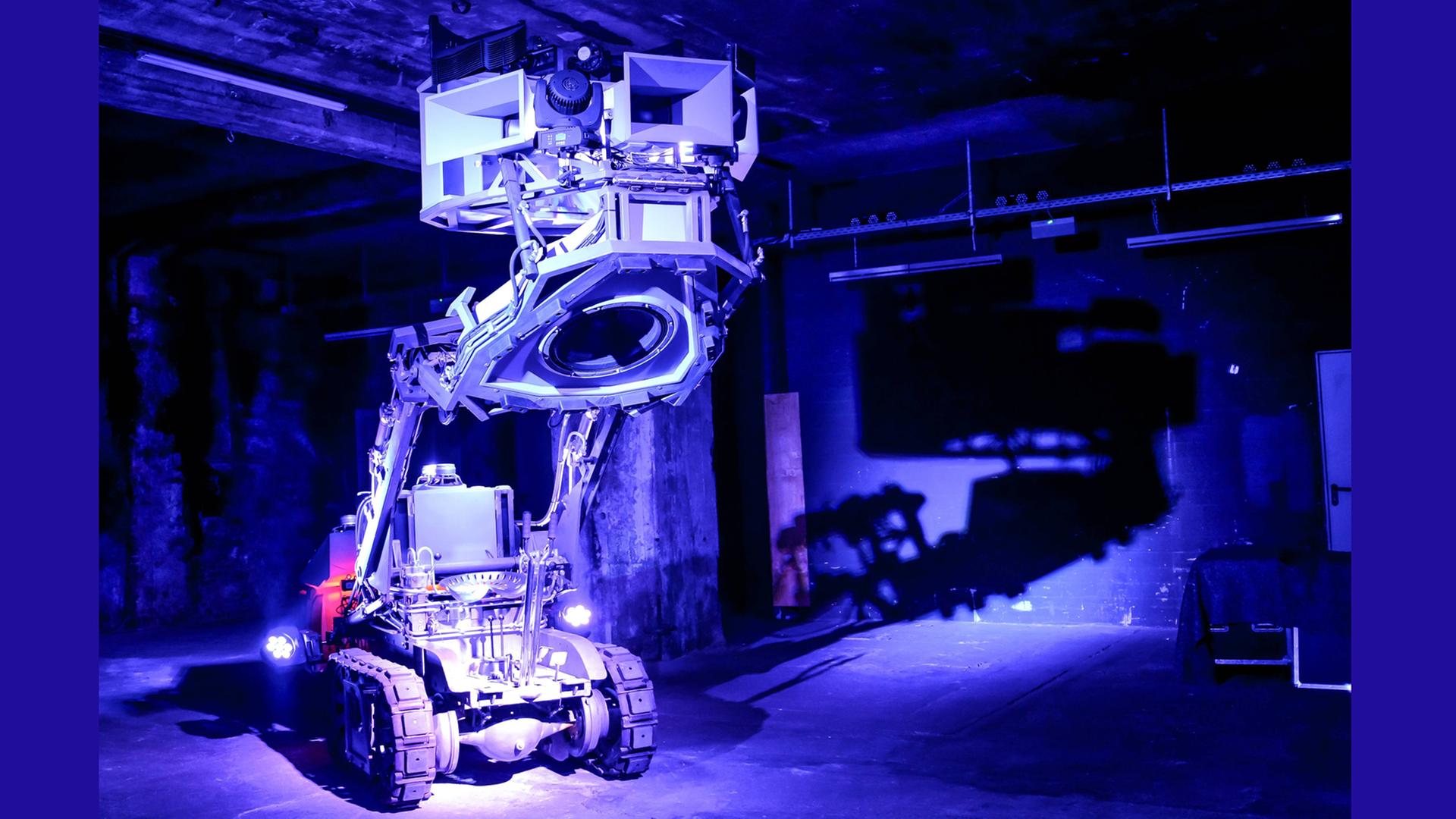 Installation von Nik Nowak bei der CTM in Berlin, Bergain Eishalle, Januar 2019 Installation von Nik Nowak bei der CTM in Berlin, Bergain Eishalle, Januar 2019