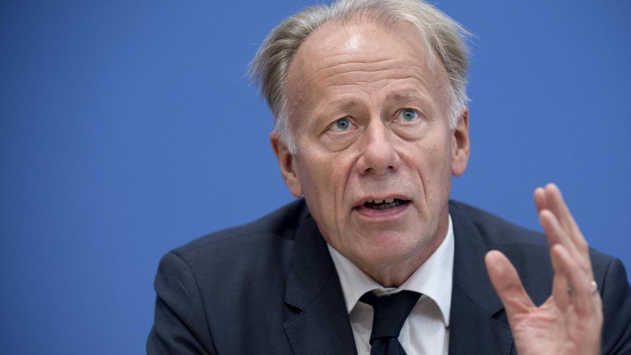 Der Politiker Jürgen Trittin von Bündnis 90/Die Grünen