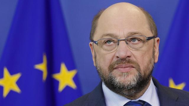 Der Präsident des Europa-Parlaments, Martin Schulz, am 18.02.2016 in Brüssel.