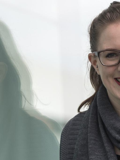 Die Autorin Anne Freytag auf der Frankfurter Buchmesse 2016. Unter dem Pseudonym Ally Taylor schreibt sie auch amerikanische Liebesromane.