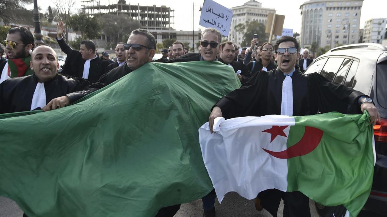 Protest in Algerien Protest in Algerien