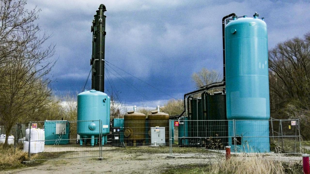 Grundwasseraufbereitungsanlage in Bitterfeld Grundwasseraufbereitungsanlage in Bitterfeld
