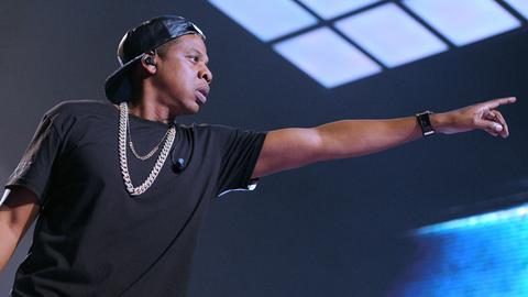 Rapper Jay-Z bei einem Konzert in Hamburg im Jahr 2013