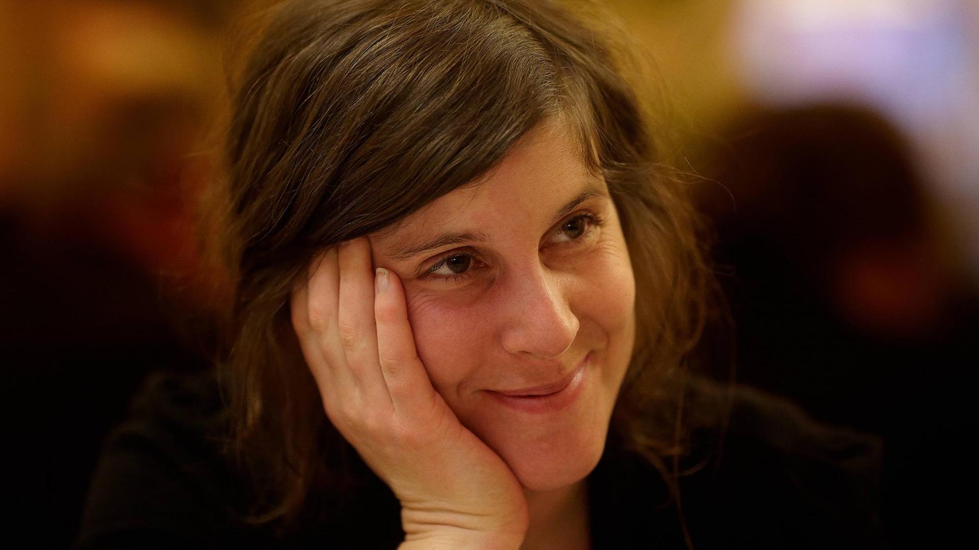 Die Schriftstellerin Daniela Dröscher (2012) Die Schriftstellerin Daniela Dröscher (2012)