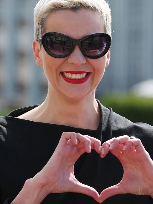 Die belarusische Oppositionspolitikerin Maria Kolesnikowa.