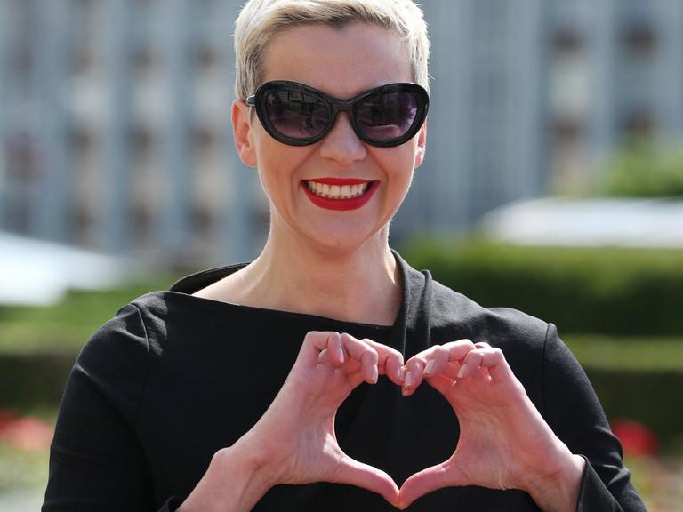 Die belarusische Oppositionspolitikerin Maria Kolesnikowa.