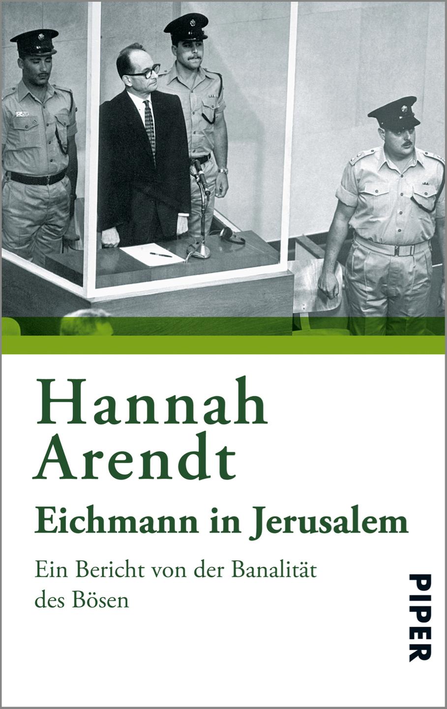 Cover Hannah Arendt "Eichmann in Jerusalem" Cover Hannah Arendt "Eichmann in Jerusalem"