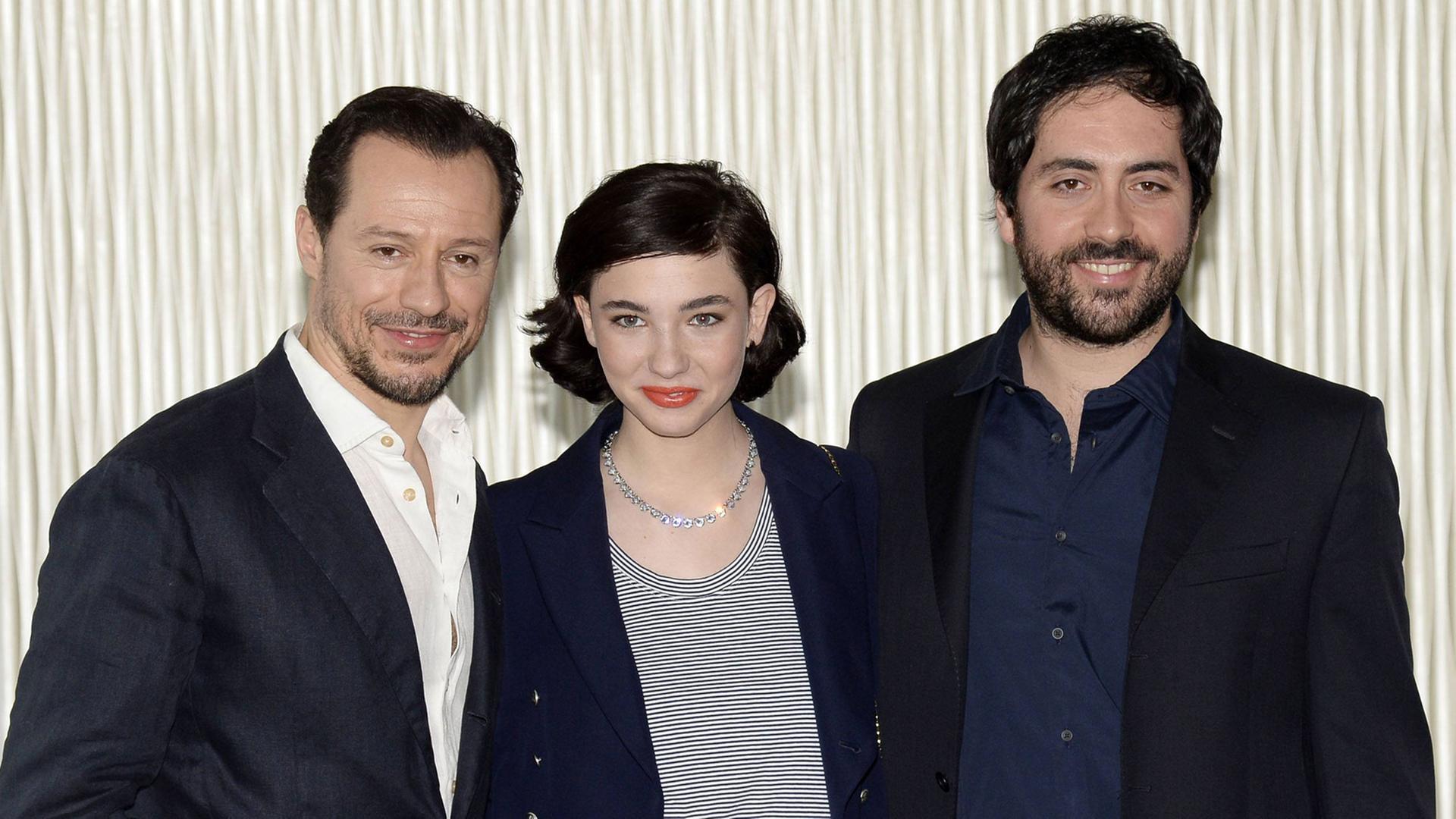 Stefano Accorsi (l), Matilda De Angelis und Matteo Rovere Stefano Accorsi (l), Matilda De Angelis und Matteo Rovere