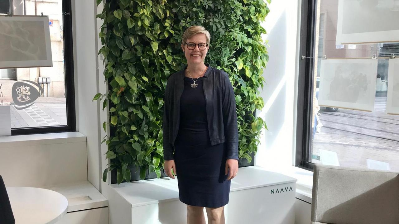 Finnische Umweltministerin Krista Mikkonen Finnische Umweltministerin Krista Mikkonen