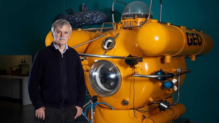 Der Meeresbiologe Hans Fricke Der Meeresbiologe Hans Fricke
