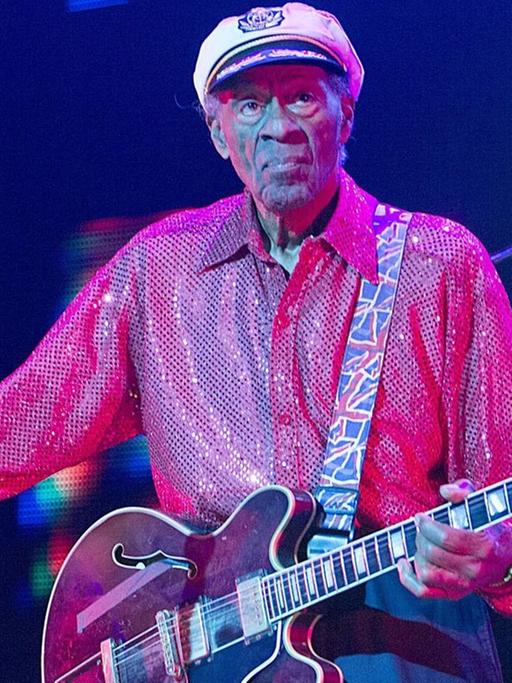 Der US-Sänger Chuck Berry