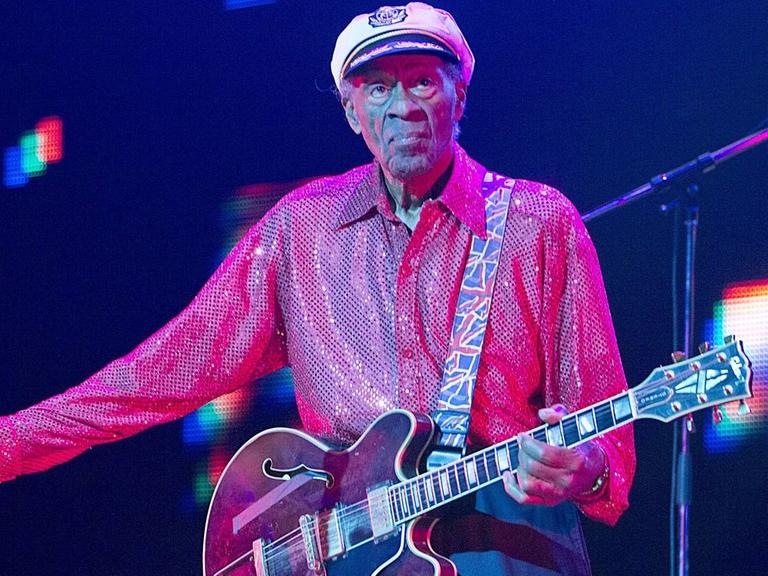 Der US-Sänger Chuck Berry