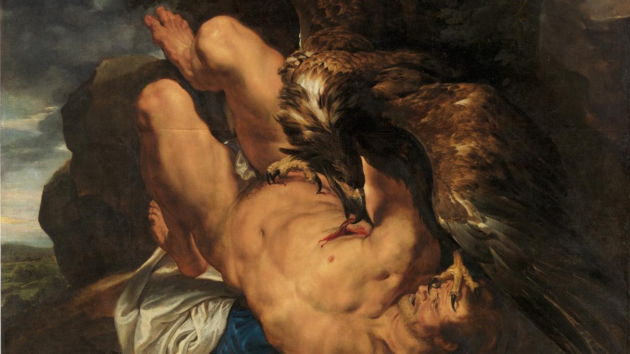 Das Gemälde "Der gefesselte Prometheus" von Peter Paul Rubens