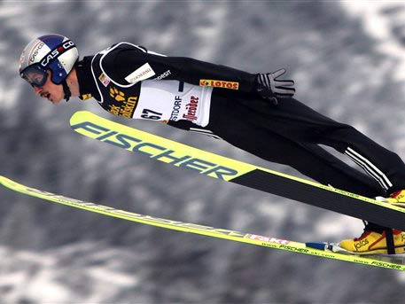 Der polnische Skispringer Adam Malysz Der polnische Skispringer Adam Malysz