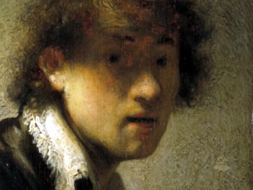 Rembrandt Harmensz. van Rijn, Selbstbildnis als junger Mann, 1629 Rembrandt Harmensz. van Rijn, Selbstbildnis als junger Mann, 1629