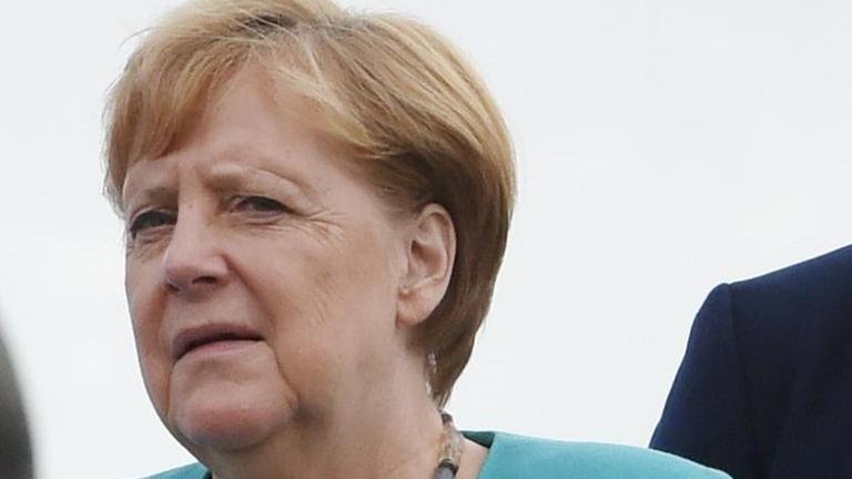 Mecklenburg-Vorpommern: Stralsund, Bundeskanzlerin Angela Merkel Mecklenburg-Vorpommern: Stralsund, Bundeskanzlerin Angela Merkel
