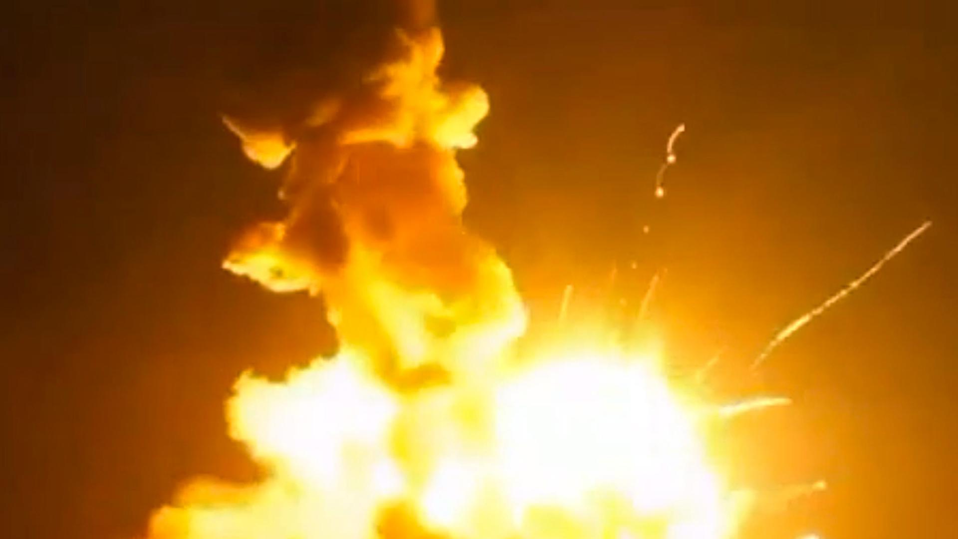 Raumfrachter "Cygnus" explodiert beim Start Raumfrachter "Cygnus" explodiert beim Start