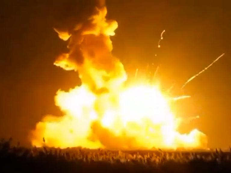 Raumfrachter "Cygnus" explodiert beim Start