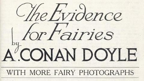 Arthur Conan Doyles Artikel vom März 1921, in dem er die Existenz von Feen diskutiert (Mary Evans Picture Library)