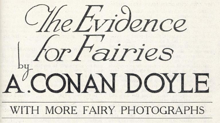 Arthur Conan Doyles Artikel vom März 1921, in dem er die Existenz von Feen diskutiert (Mary Evans Picture Library) Arthur Conan Doyles Artikel vom März 1921, in dem er die Existenz von Feen diskutiert (Mary Evans Picture Library)