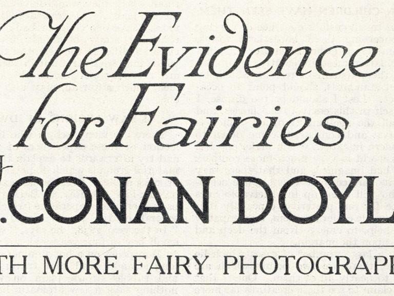 Arthur Conan Doyles Artikel vom März 1921, in dem er die Existenz von Feen diskutiert (Mary Evans Picture Library)
