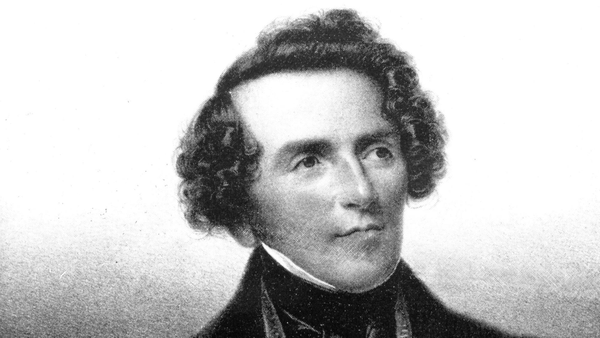Der Komponist Giacomo Meyerbeer (u.a. die Opern "Robert der Teufel", "Die Afrikanerin") in einer zeitgenössischen Darstellung. Der Komponist Giacomo Meyerbeer (u.a. die Opern "Robert der Teufel", "Die Afrikanerin") in einer zeitgenössischen Darstellung.
