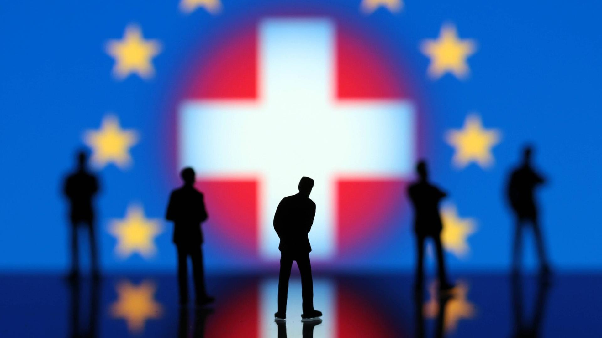 Symbolbild zum Referendum in der Schweiz zur Begrenzung der Zuwanderung Symbolbild zum Referendum in der Schweiz zur Begrenzung der Zuwanderung