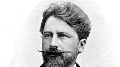 Das zeitgenössische Porträt zeigt den österreichischen Schriftsteller Arthur Schnitzler (1862-1931).