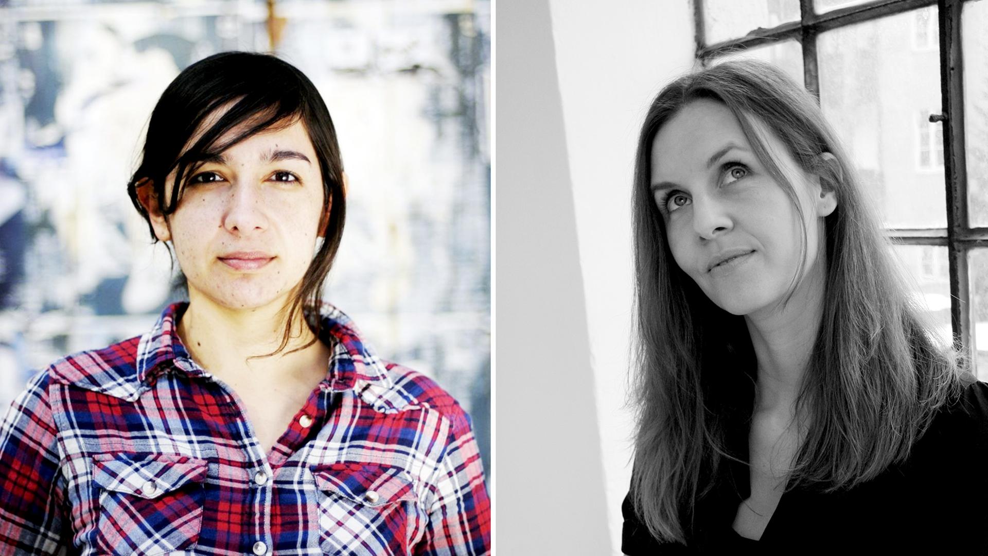 Jeweils ein Porträt der Preisträgerinnen des 11. Internationalen Literaturpreises 2019 Fernanda Melchor (links) und Angelica Ammar (rechts) in einer Montage nebeneinandergestellt. Jeweils ein Porträt der Preisträgerinnen des 11. Internationalen Literaturpreises 2019 Fernanda Melchor (links) und Angelica Ammar (rechts) in einer Montage nebeneinandergestellt.