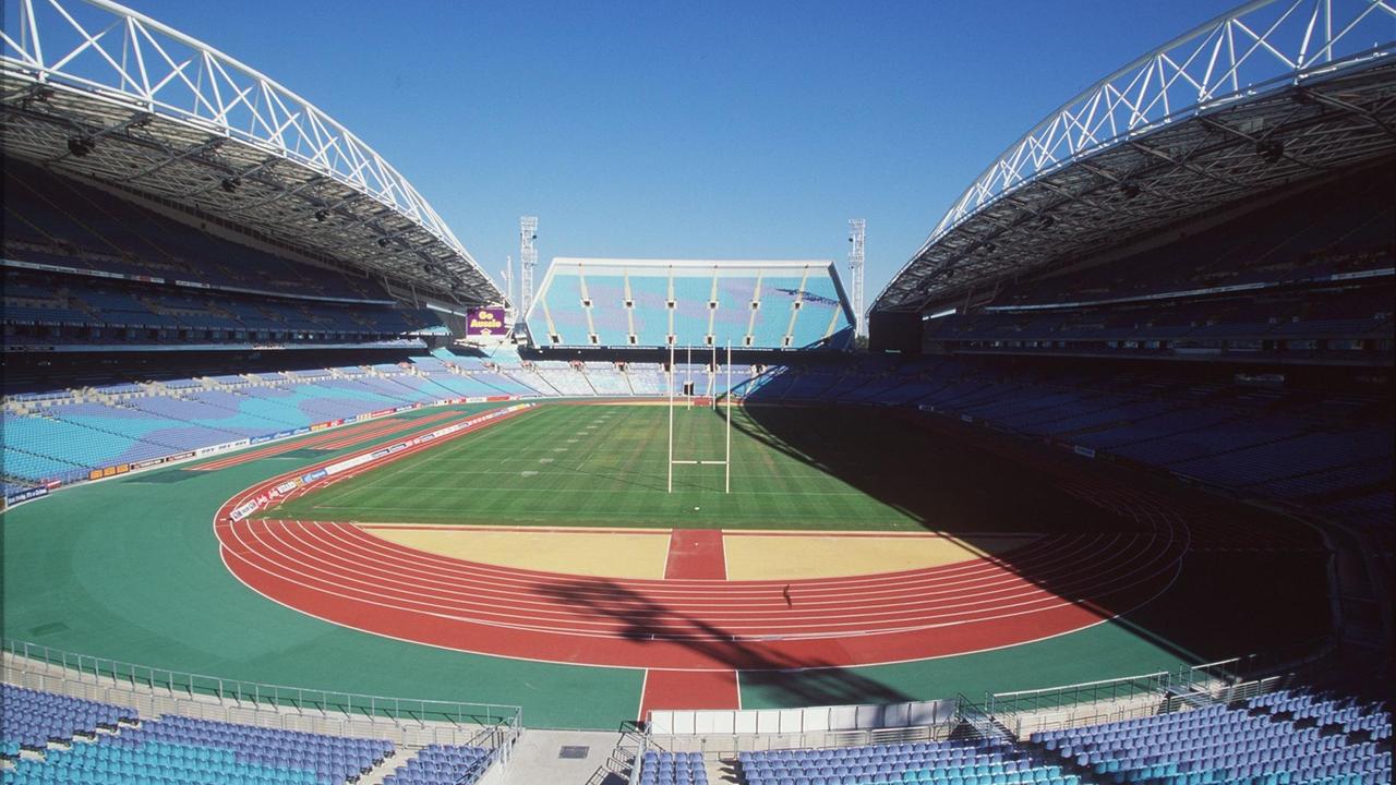 Das Olympiastadion von Sydney - Austragungsort der Olympischen Sommerspiele 2000. Das Olympiastadion von Sydney - Austragungsort der Olympischen Sommerspiele 2000.