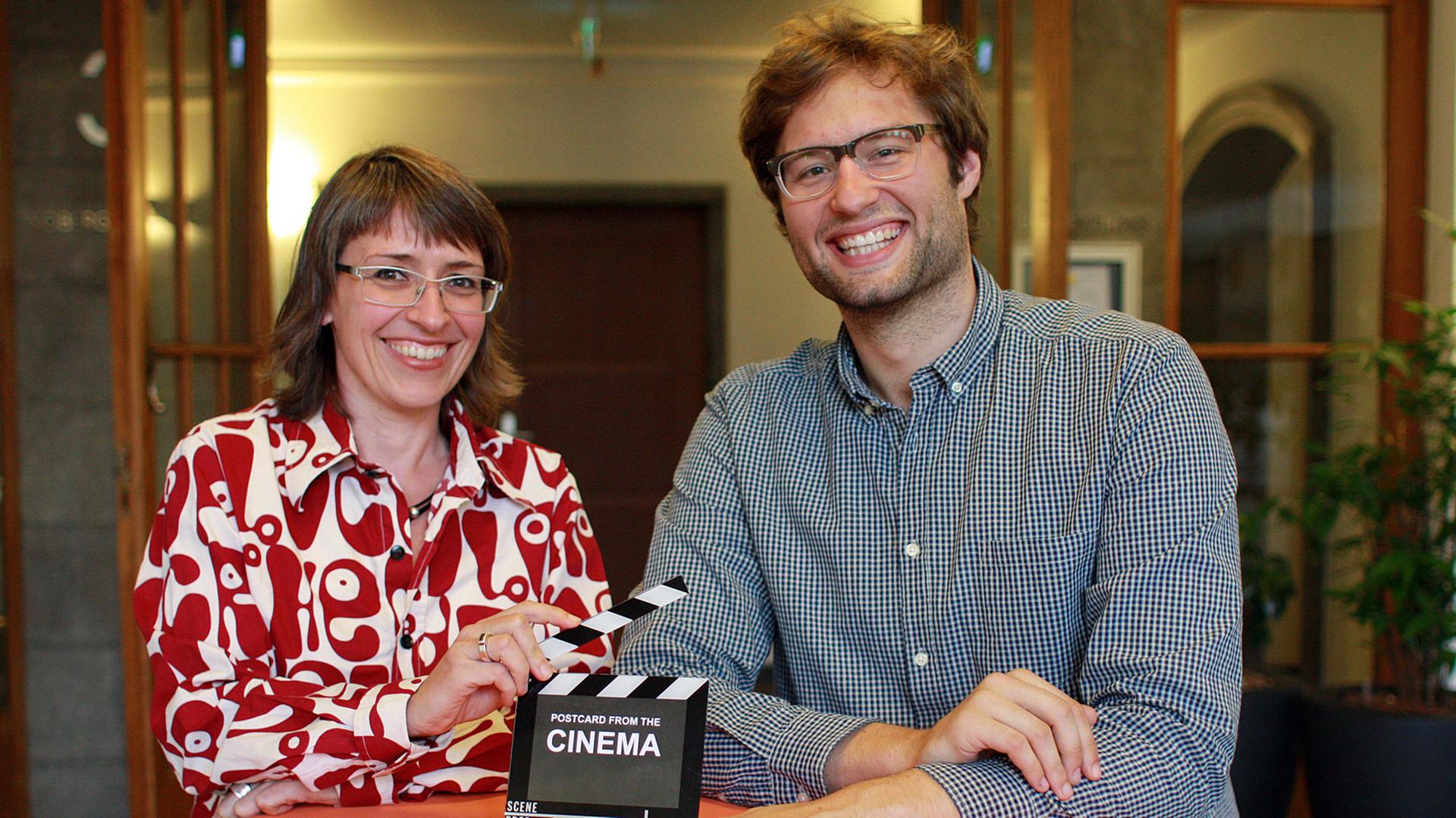 Susanne Burg und Patrick Wellinski, Redakteure und Moderatoren des Filmmagazins "Vollbild" Susanne Burg und Patrick Wellinski, Redakteure und Moderatoren des Filmmagazins "Vollbild"