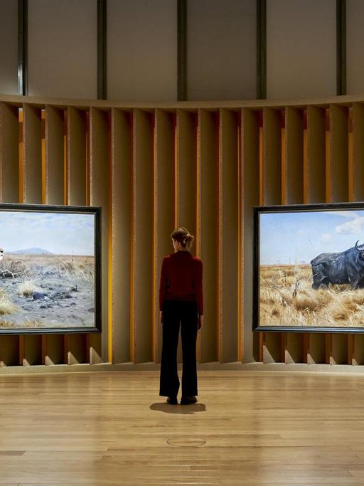 KÖNIG DER TIERE. WILHELM KUHNERT UND DAS BILD VON AFRIKA, Ausstellungsansicht, © Schirn Kunsthalle Frankfurt, 2018