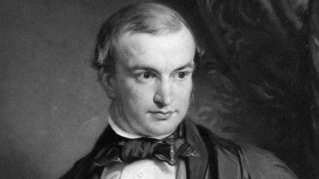 Schwarz-weiß-Portrait von John Couch Adams Schwarz-weiß-Portrait von John Couch Adams