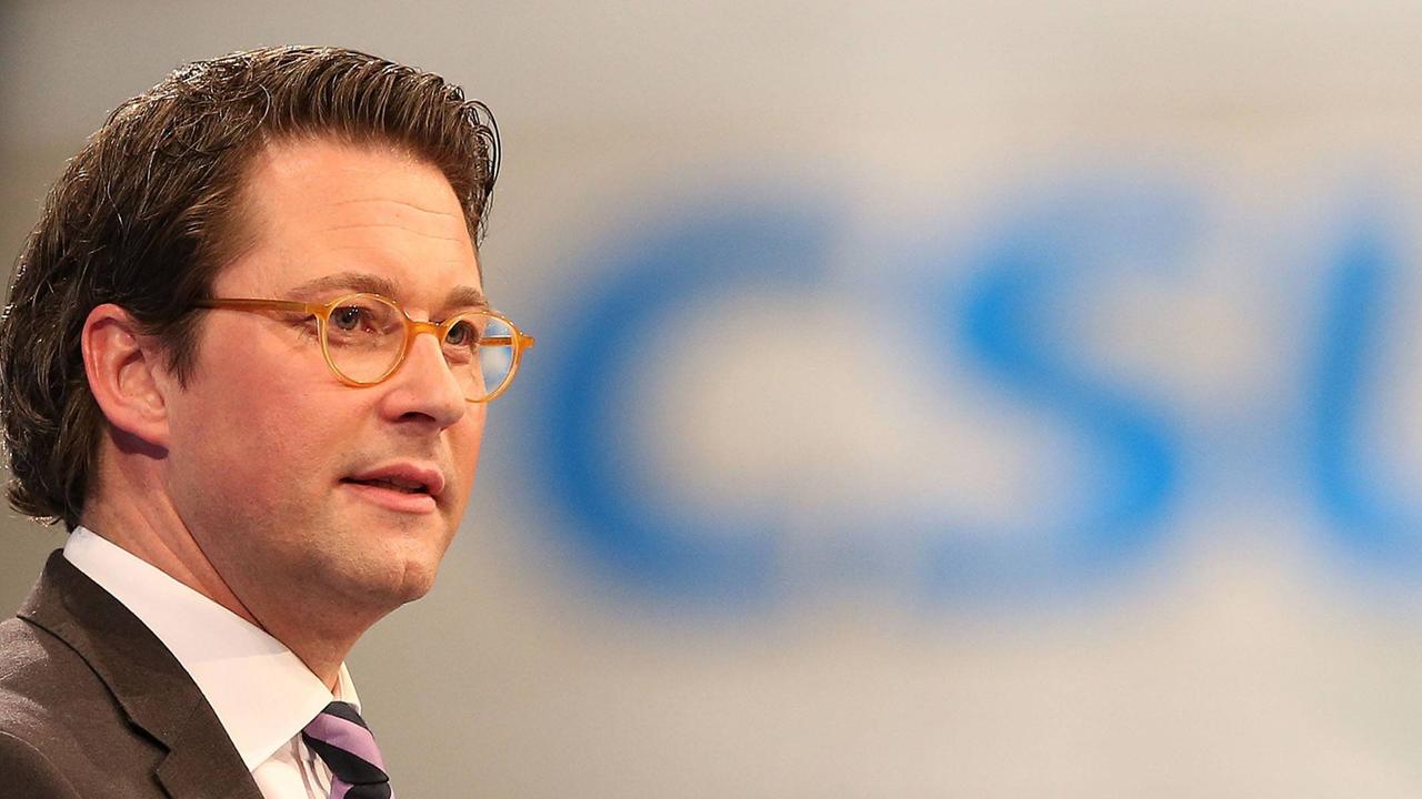 Der CSU-Generalsekretär Andreas Scheuer. Der CSU-Generalsekretär Andreas Scheuer.