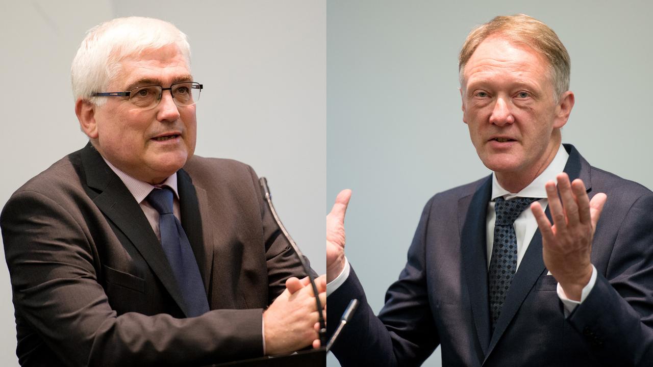 Ulrich Bongertmann, Vorsitzender des Verbandes Deutscher Geschichtslehrer (l.) und Martin Schulze Wessel, Vorsitzender des Historikerverbandes, beim 51. Historikertag in Hamburg Ulrich Bongertmann, Vorsitzender des Verbandes Deutscher Geschichtslehrer (l.) und Martin Schulze Wessel, Vorsitzender des Historikerverbandes, beim 51. Historikertag in Hamburg