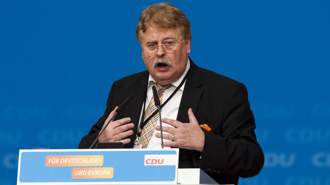 Der CDU-Europaparlamentarier Elmar Brok. Der CDU-Europaparlamentarier Elmar Brok.